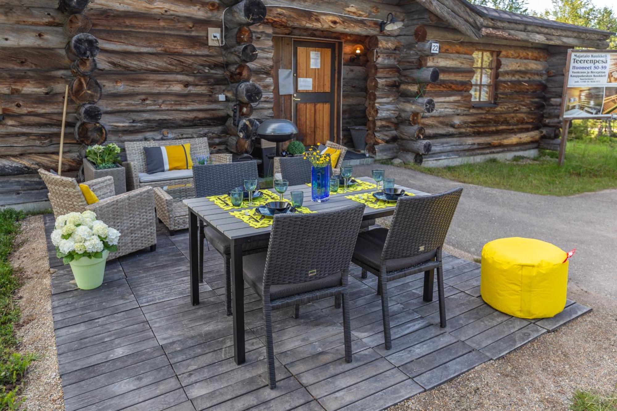 Kuukkeli Log Houses Teerenpesae Saariselkä Exterior foto